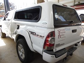 2015 Toyota Tacoma SR5 White Extended Cab 4.0L AT 2WD #Z24681